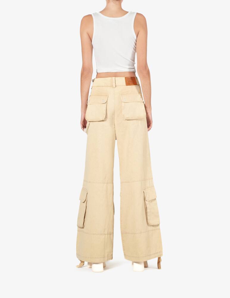 rinascente Untitled Artworks Pantaloni cargo a gamba larga