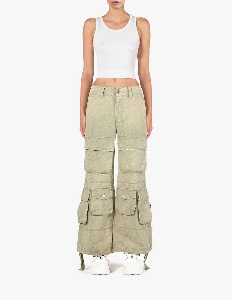 Untitled Artworks Pantaloni cargo a gamba larga - immagine 2 Untitled Artworks Pantaloni cargo a gamba larga - immagine 2
