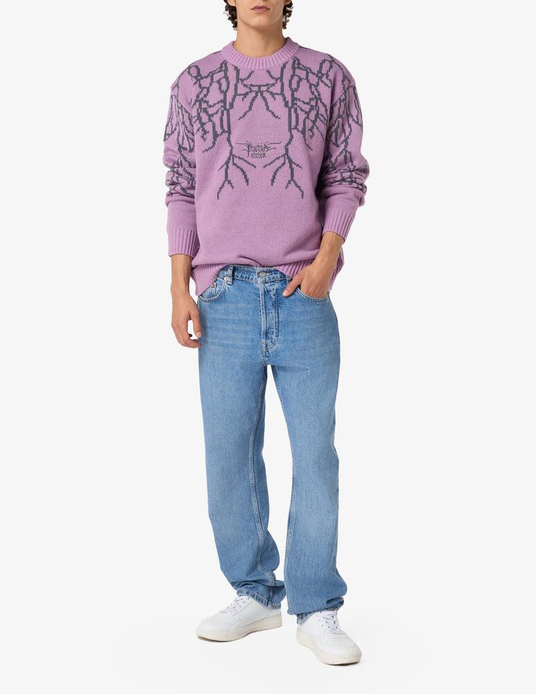 rinascente Phobia Lightning- crew-neck long sleeves sweater