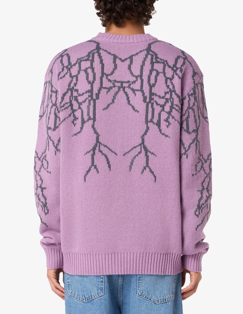 rinascente Phobia Lightning- crew-neck long sleeves sweater