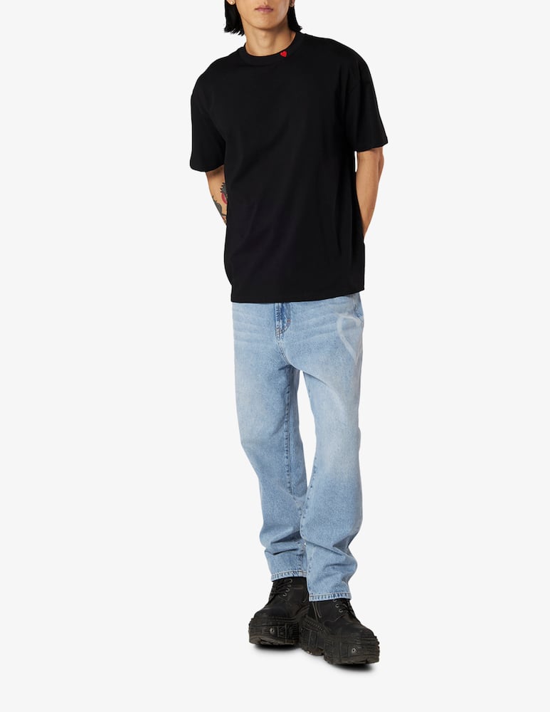 rinascente Vision of Super Embroidered heart t-shirt