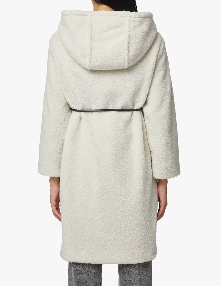 rinascente Marella Cappotto in pelliccia sintetica con cappuccio Emma