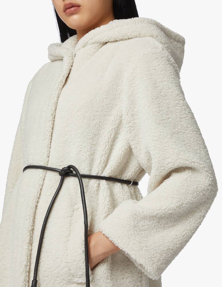 rinascente Marella Cappotto in pelliccia sintetica con cappuccio Emma