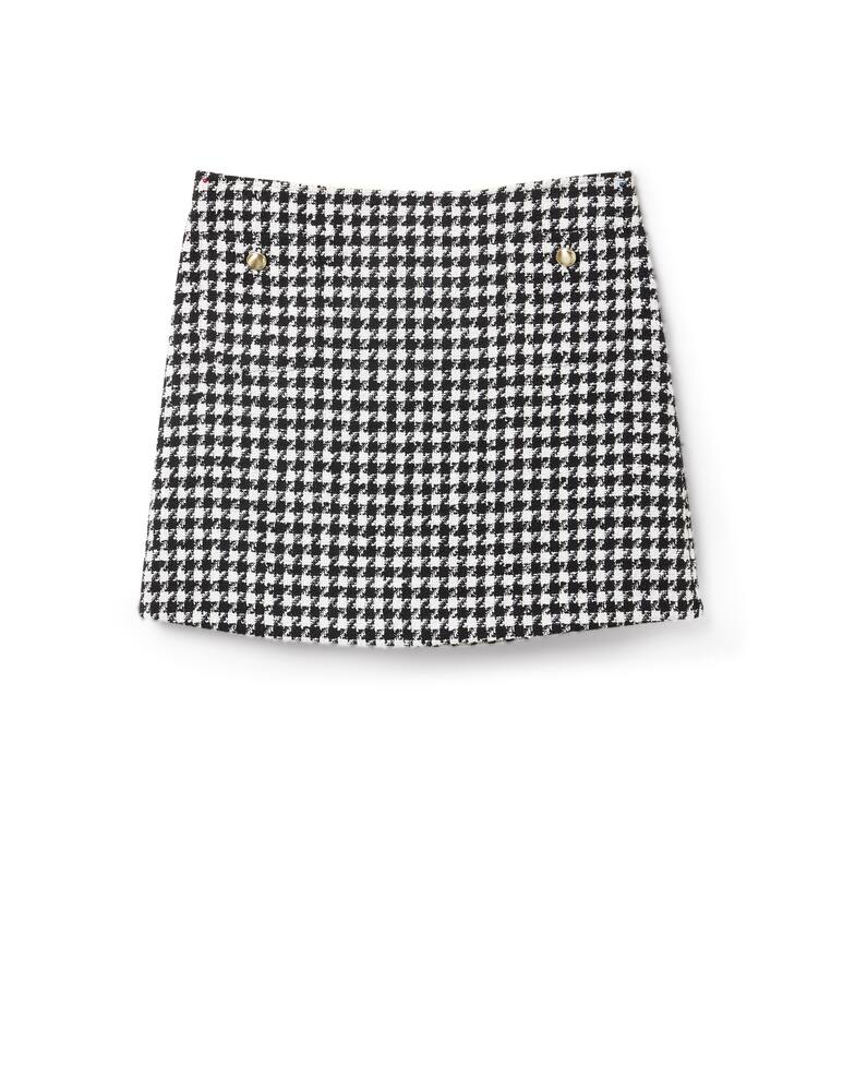 rinascente iBlues Hopsack mini skirt Rotaia
