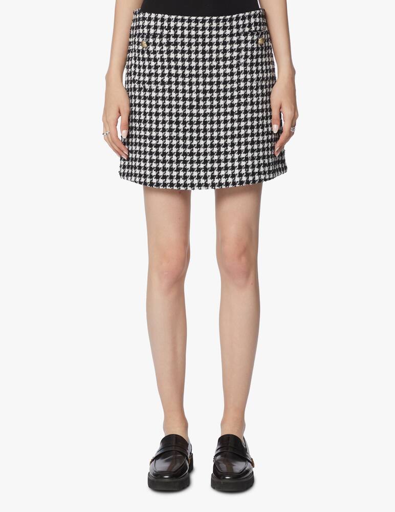 rinascente iBlues Hopsack mini skirt Rotaia