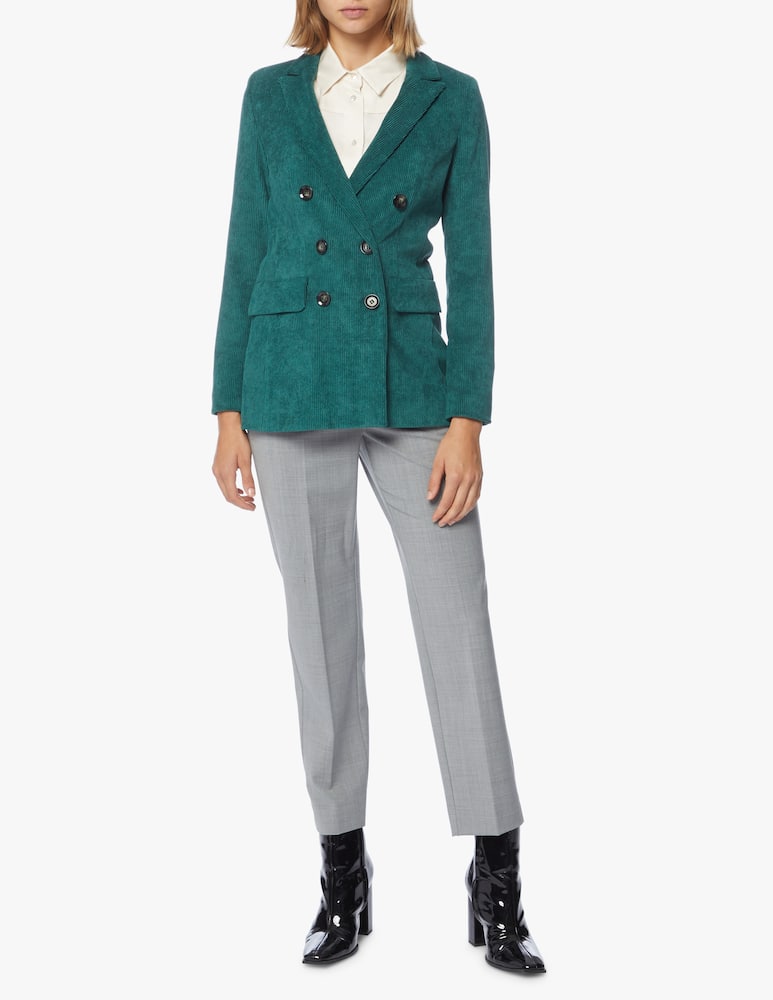 rinascente iBlues Cappotto dobbiopetto in velluto Anita