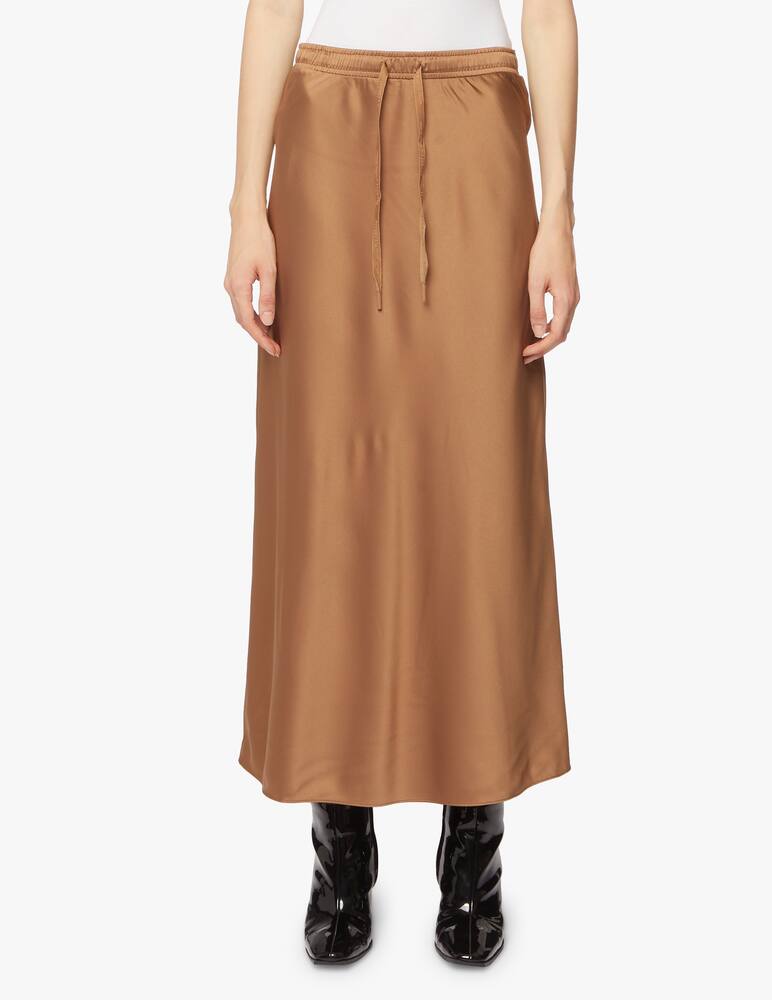 rinascente Marella Satin maxi skirt Treccia