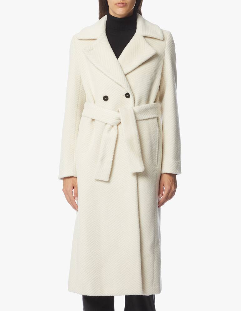 rinascente Marella Cappotto doppiopetto in misto lana con cintura Camera