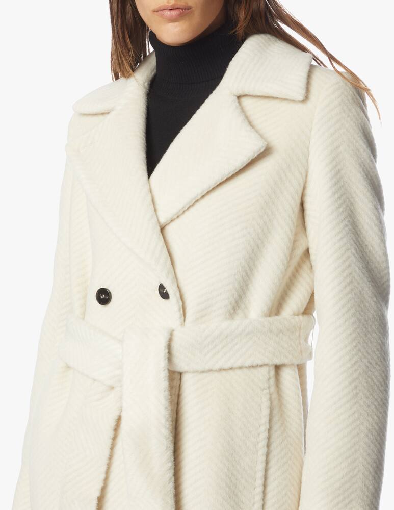 rinascente Marella Cappotto doppiopetto in misto lana con cintura Camera