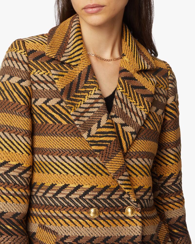 Marella Cotton blend double-breasted coat Zigano - picture 5 Marella Cotton blend double-breasted coat Zigano - picture 5