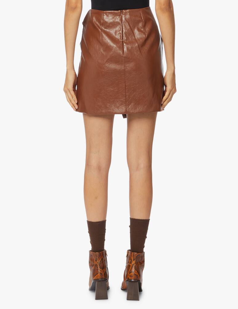 rinascente Marella Faux leather mini skirt Puffo