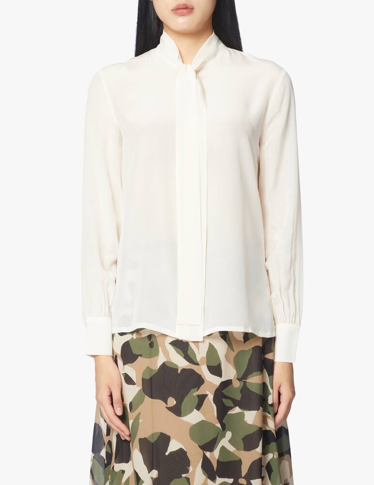 rinascente Marella Silk shirt with bow Diletta