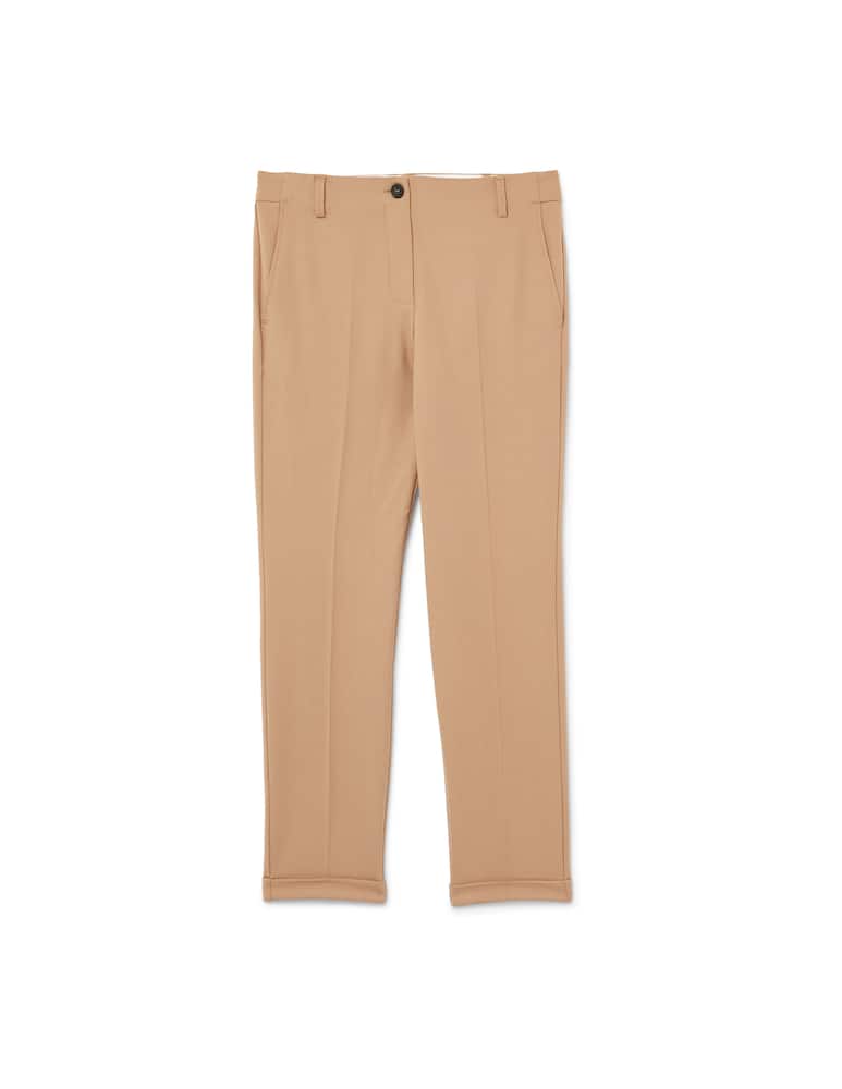 Marella Wool blend slim-fit trousers with belt Agami - picture 1 Marella Wool blend slim-fit trousers with belt Agami - picture 1