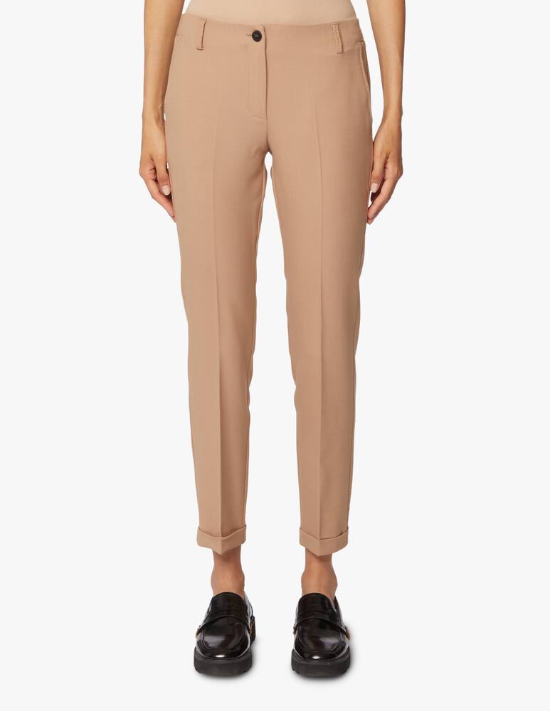 Marella Wool blend slim-fit trousers with belt Agami - picture 4 Marella Wool blend slim-fit trousers with belt Agami - picture 4