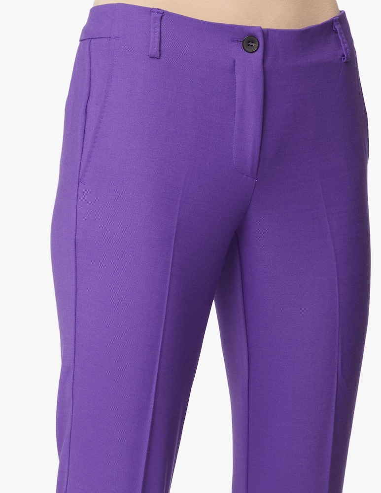 rinascente Marella Pantaloni a sigaretta in misto lana con cintura Agami