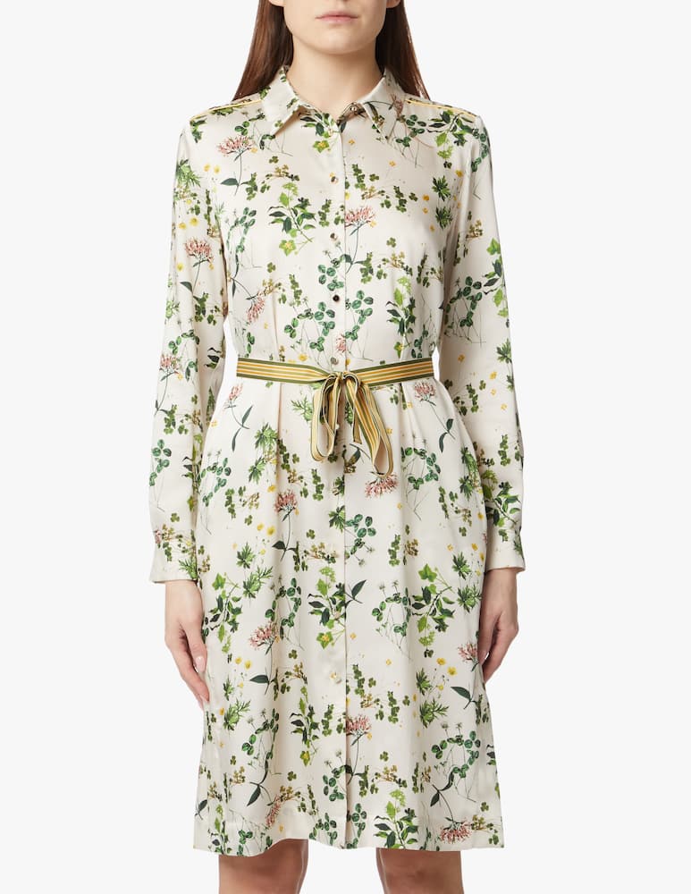 rinascente iBlues Vestito Chemisier stampato Pulce - beige