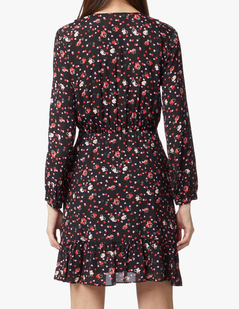 rinascente iBlues Finto viscose long sleeves dress - black