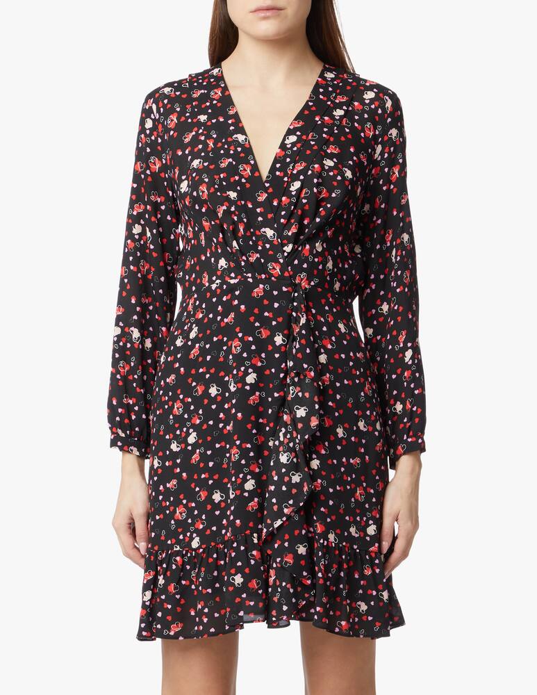 rinascente iBlues Finto viscose long sleeves dress - black