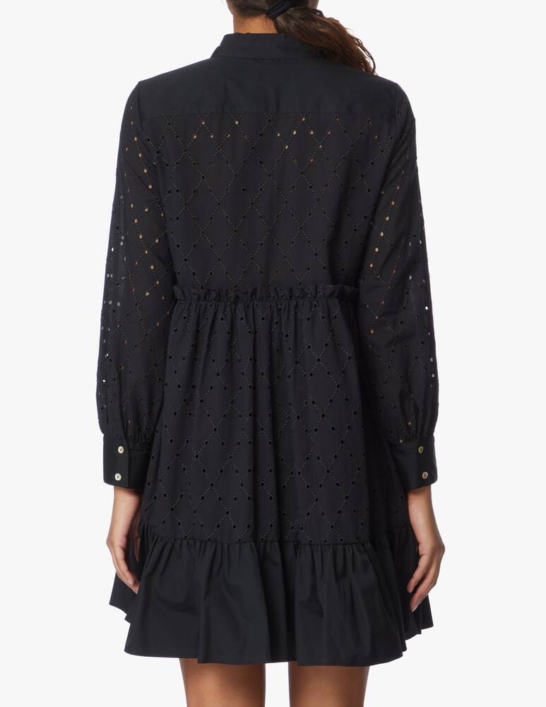 rinascente iBlues Vestito chemisier in cotone Cortona - nero