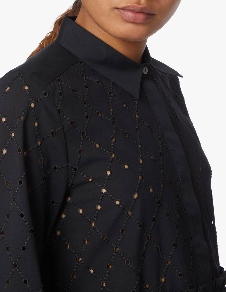 rinascente iBlues Vestito chemisier in cotone Cortona - nero