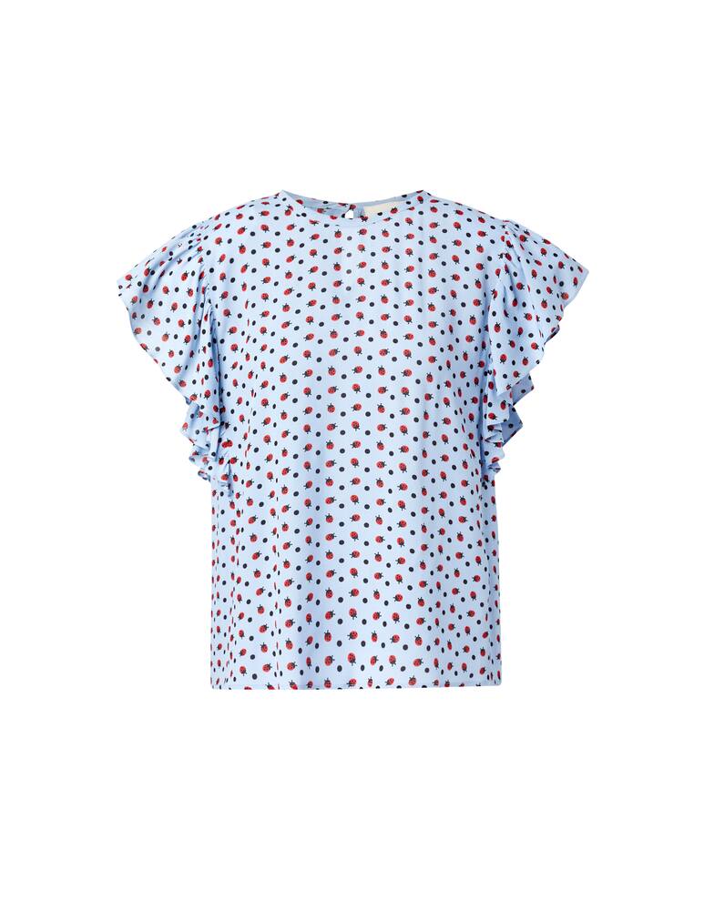 rinascente iBlues Raphael short sleeved blouse - light blue