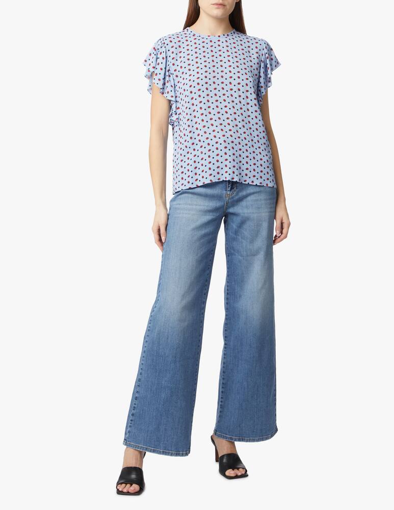 rinascente iBlues Raphael short sleeved blouse - light blue