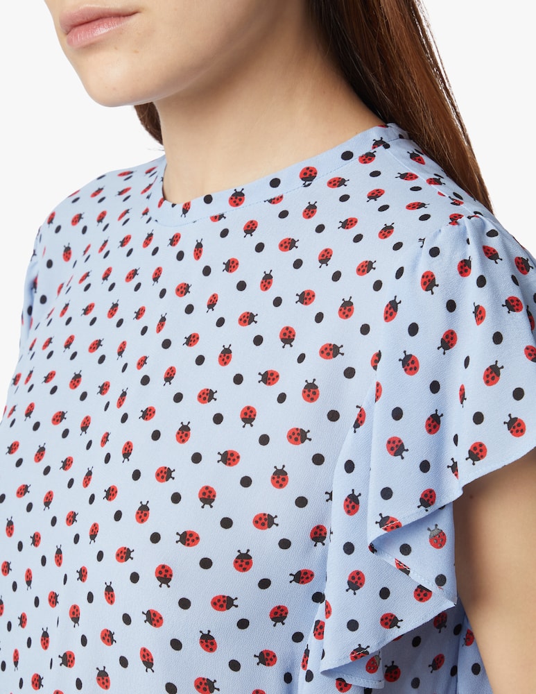 rinascente iBlues Raphael short sleeved blouse - light blue