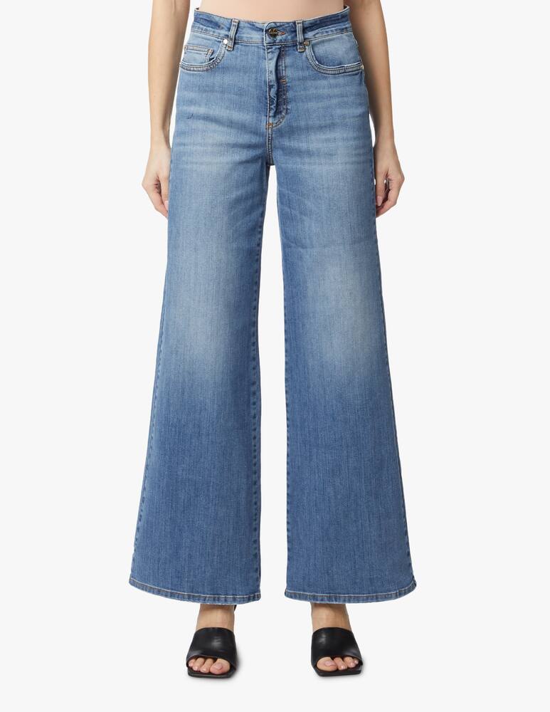 rinascente iBlues Estasi wide-leg jeans - blue