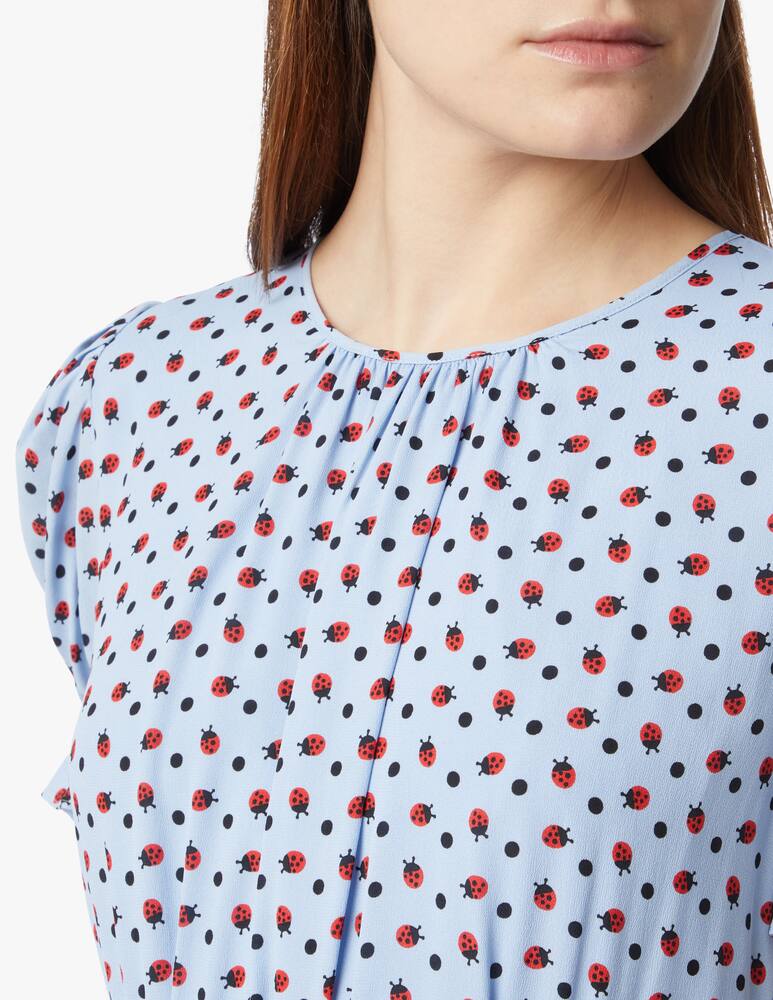 rinascente iBlues Vestito mini fit & flare Emanuel - azzurro