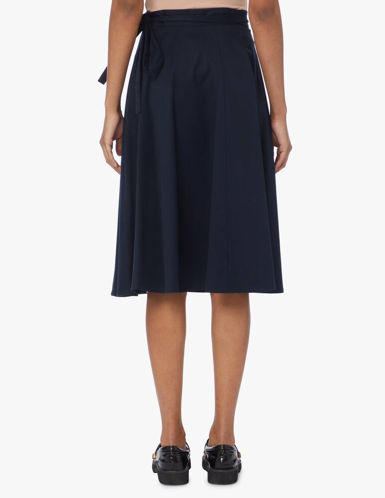 rinascente iBlues Orione midi skirt - blue