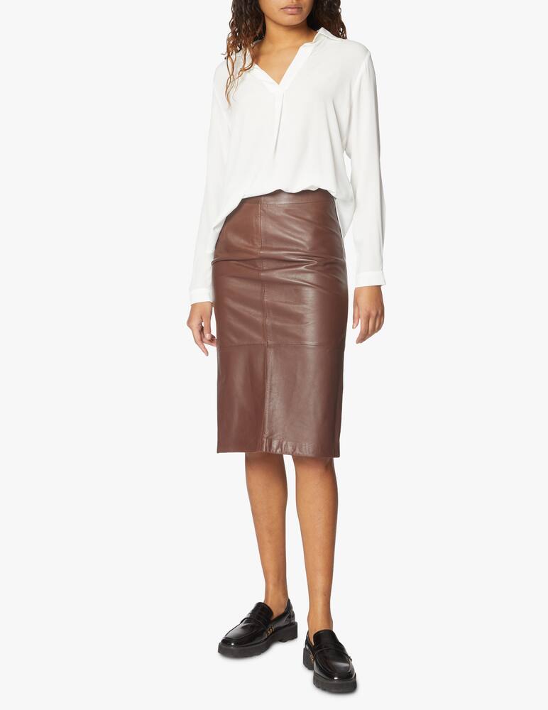 rinascente iBlues Muriel silk blend blouse - white