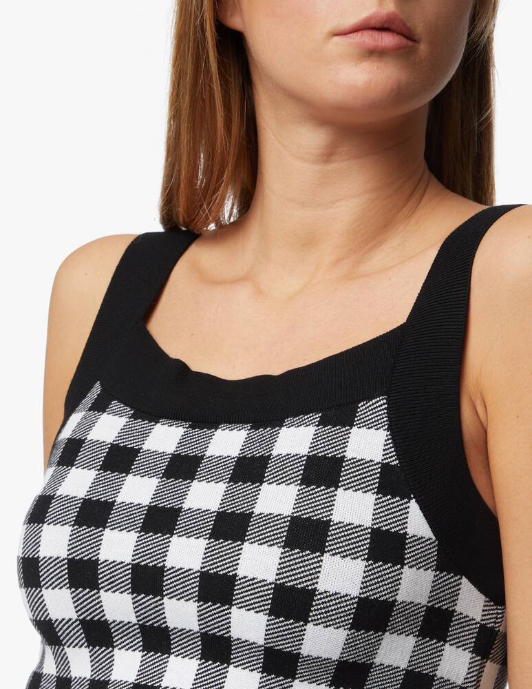 rinascente iBlues Top jacquard in maglia Radium - nero