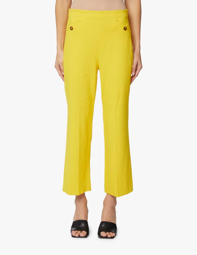 iBlues Pagaia flare trousers - yellow - picture 2 iBlues Pagaia flare trousers - yellow - picture 2