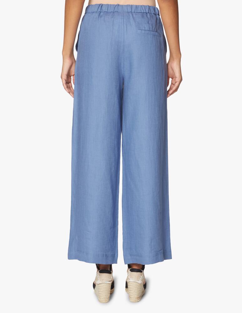 rinascente Marella Pantaloni di lino Zarda - azzurro
