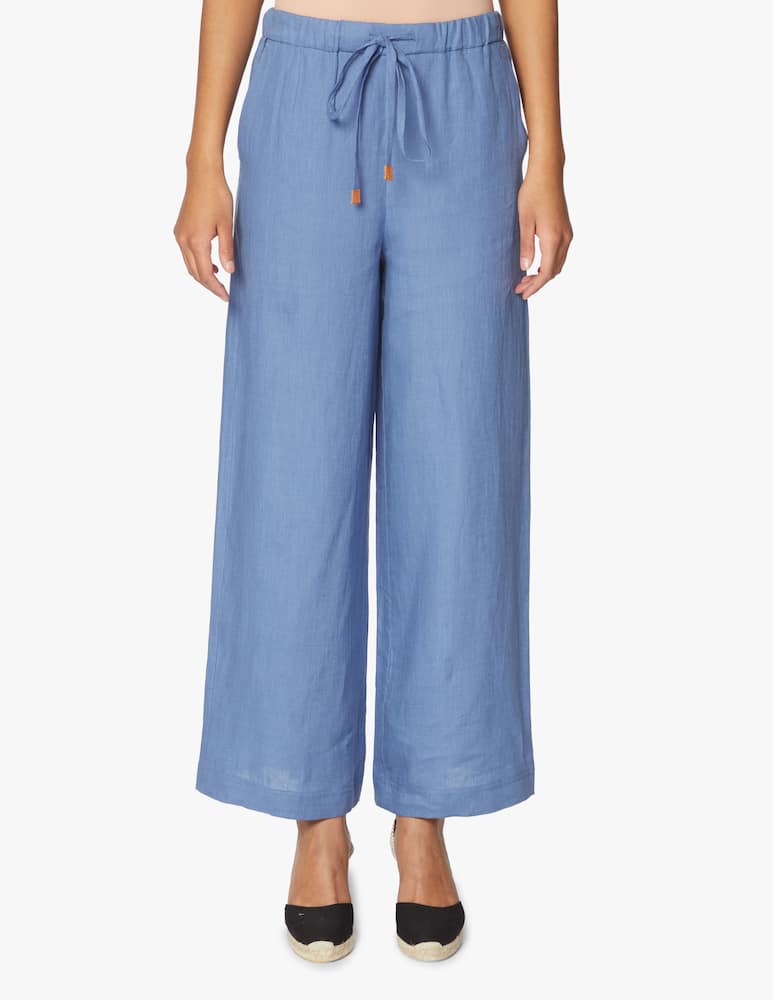 rinascente Marella Pantaloni di lino Zarda - azzurro