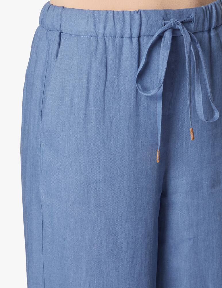 rinascente Marella Pantaloni di lino Zarda - azzurro