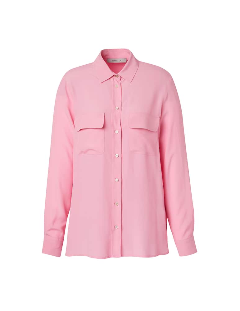 rinascente Marella Silk blend shirt - pink