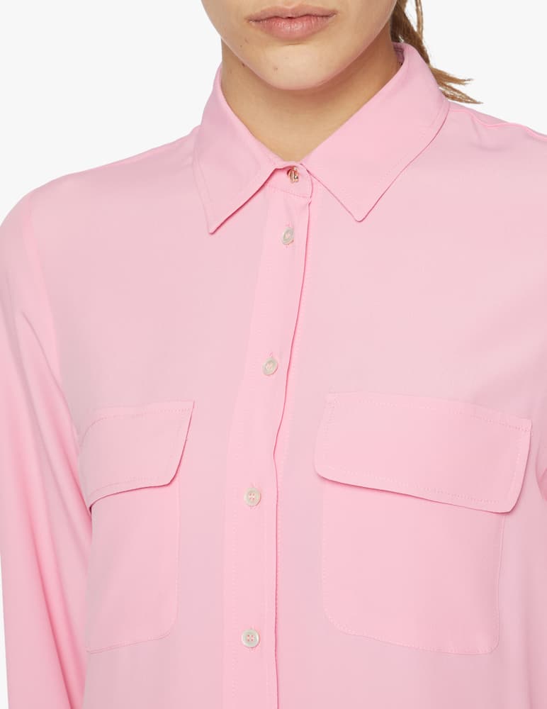rinascente Marella Silk blend shirt - pink