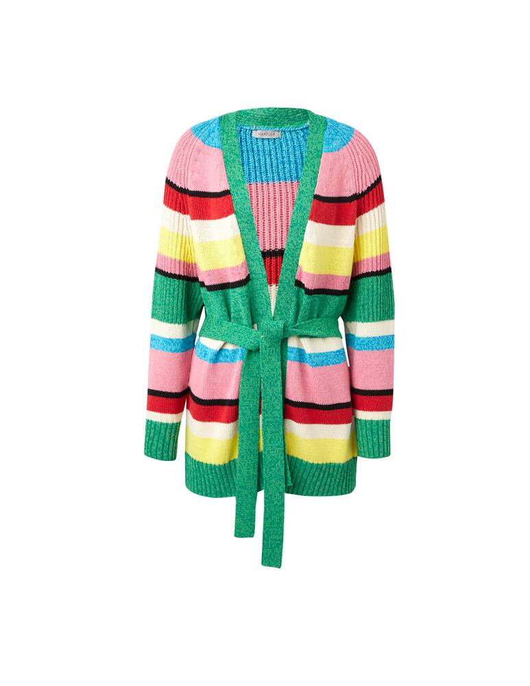rinascente Marella Relax cotton blend long cardigan - multi