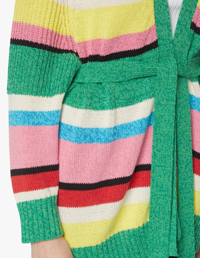 rinascente Marella Relax cotton blend long cardigan - multi