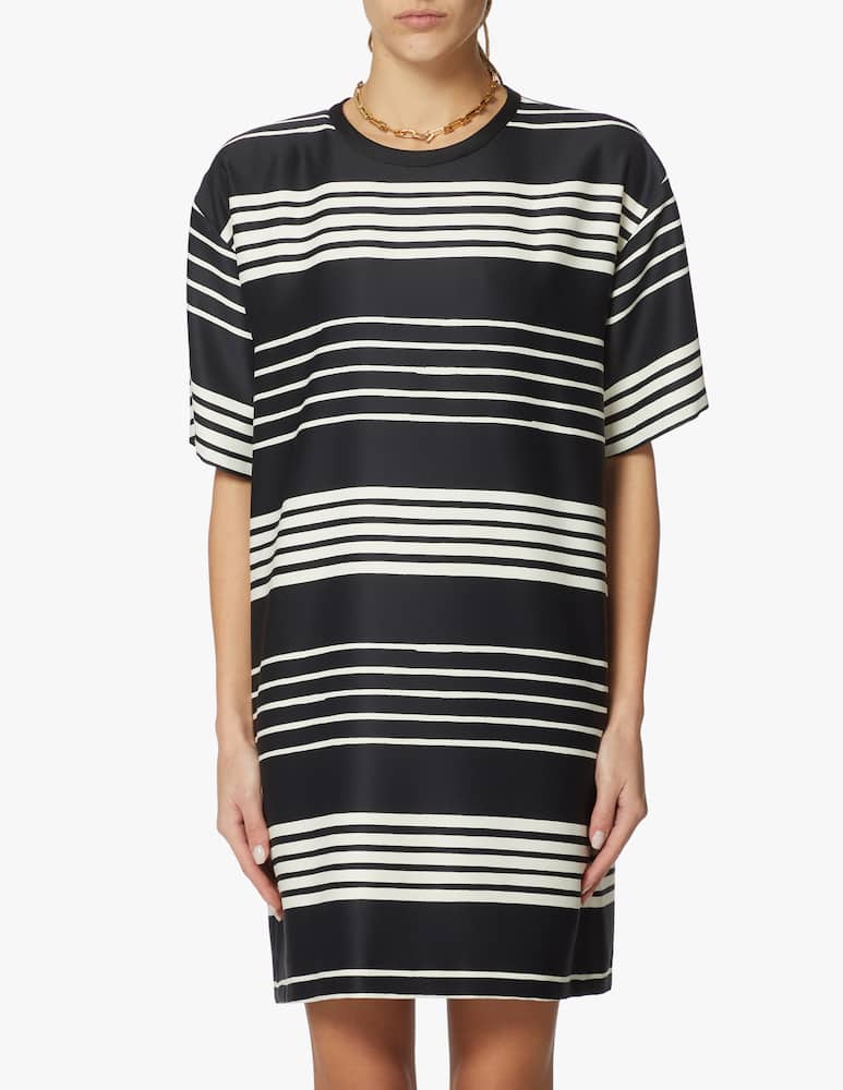 rinascente Marella Vestito corti in satin Denaro - nero