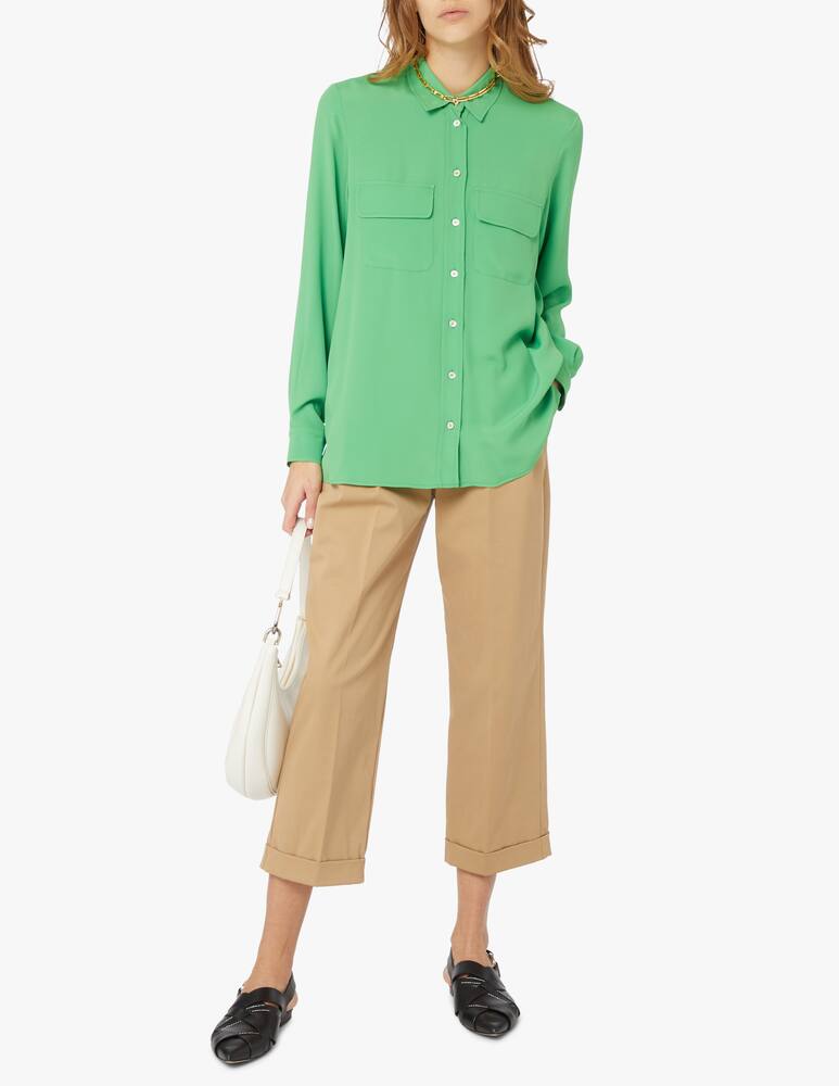 rinascente Marella Camicia misto seta - verde