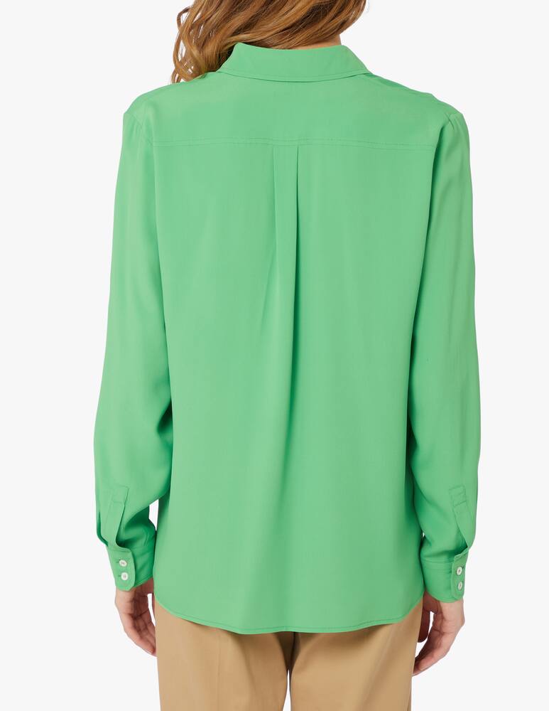 rinascente Marella Camicia misto seta - verde