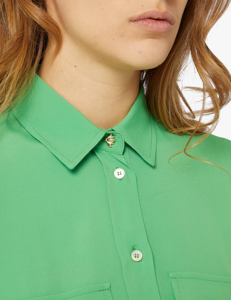 rinascente Marella Camicia misto seta - verde