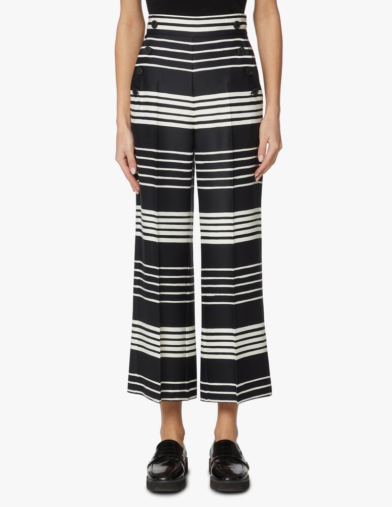 rinascente Marella Video cropped trousers - black