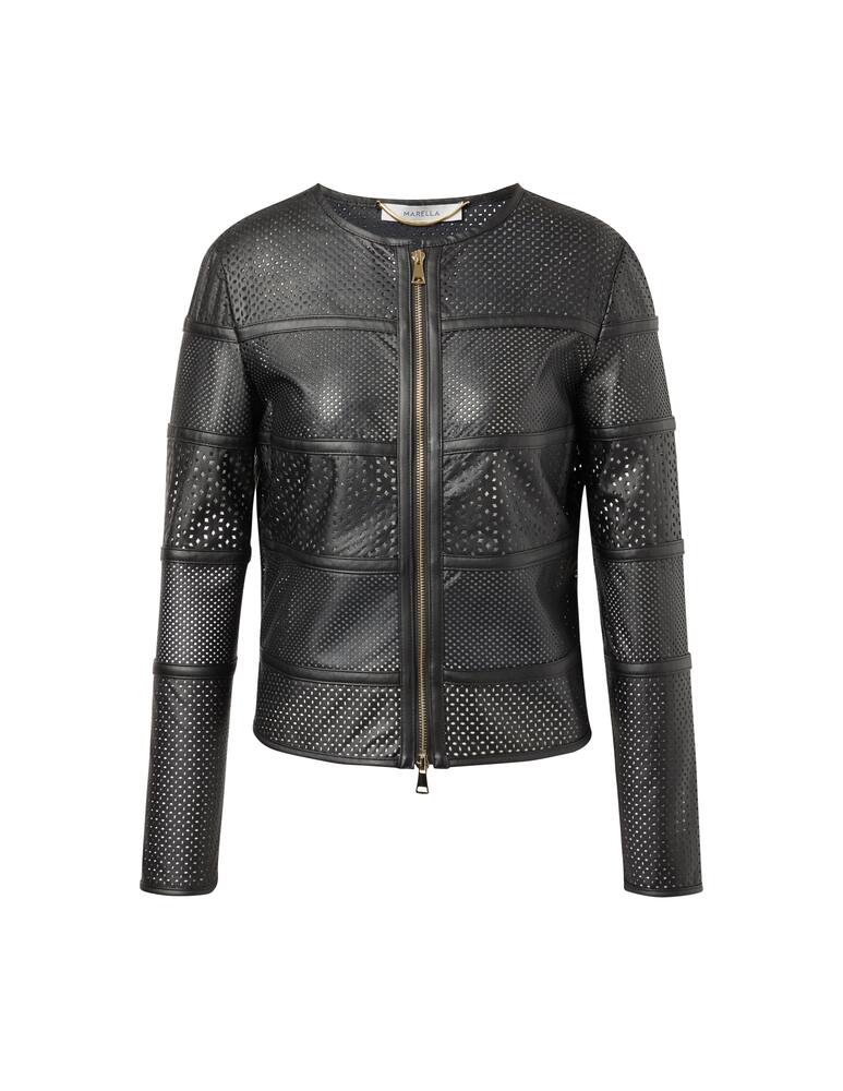 rinascente Marella Giacca traforata Istmo - nero