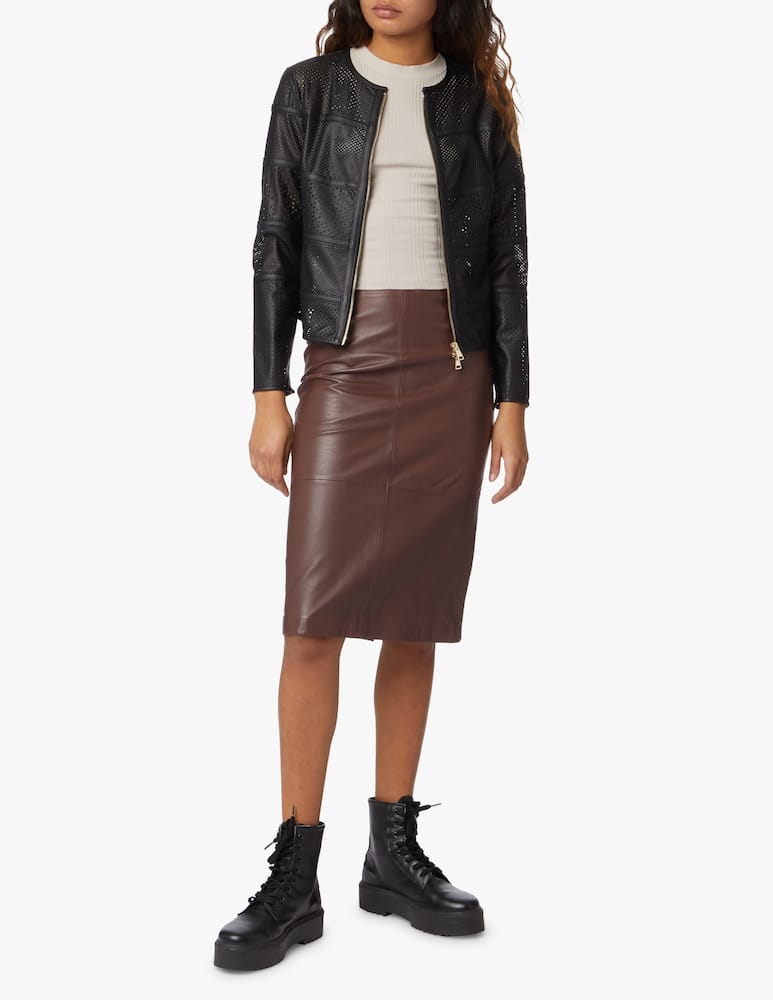 rinascente Marella Giacca traforata Istmo - nero