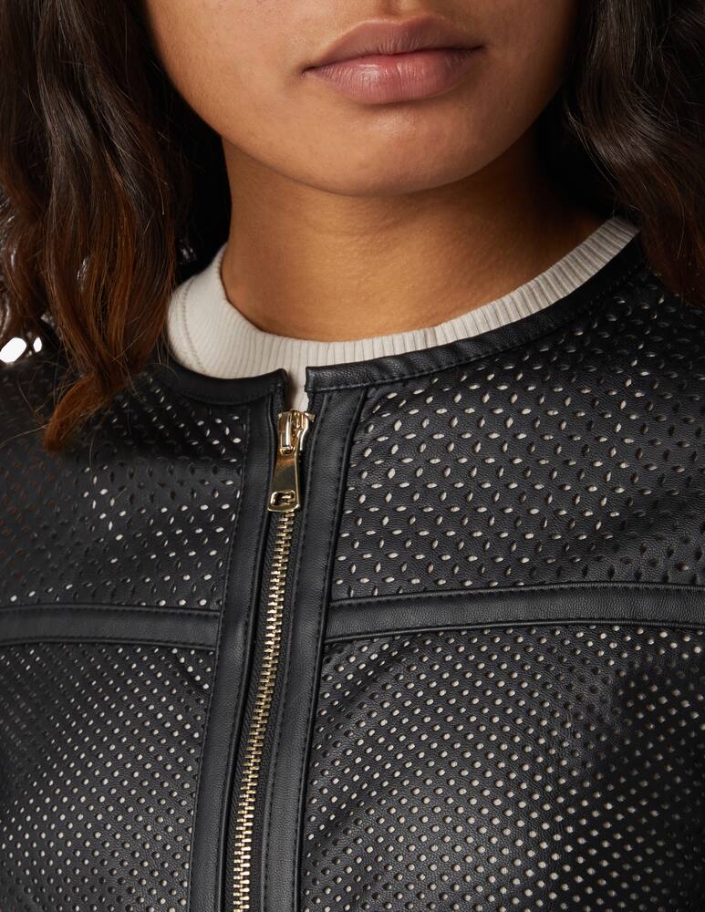 rinascente Marella Giacca traforata Istmo - nero