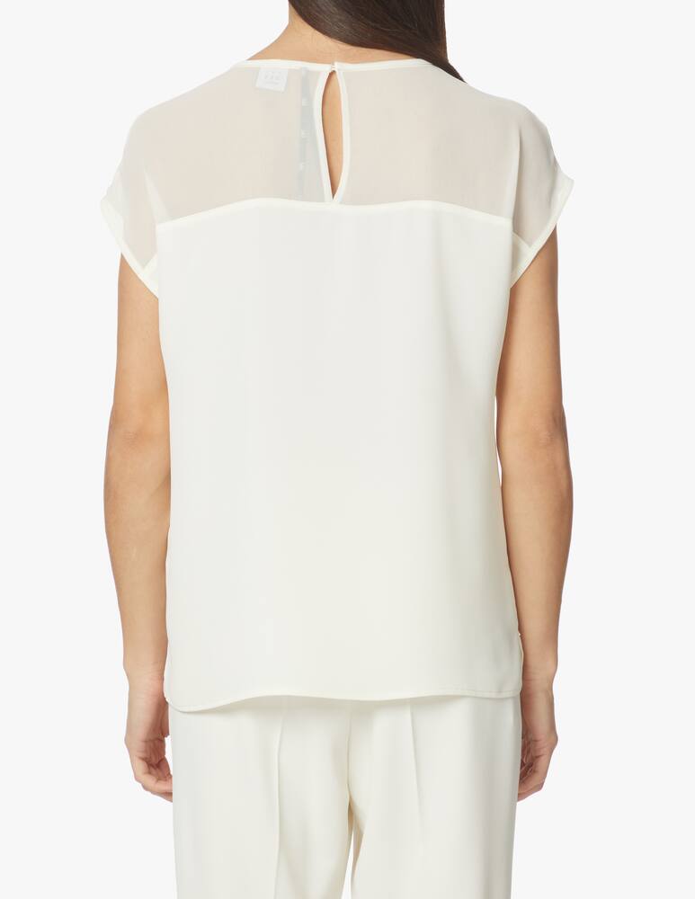 rinascente Marella Blusa a maniche corte Alfeo - bianco
