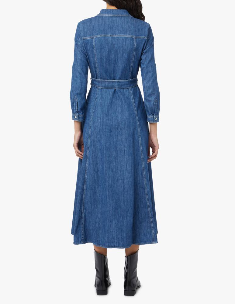 rinascente Marella Vestito chemisier di jeans Lampone - blu